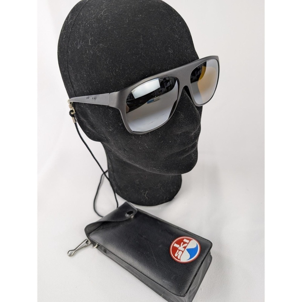 Vintage Ski Sunglasses w/ I Ski Case And Neck Strap Yellow Lenses‎ France